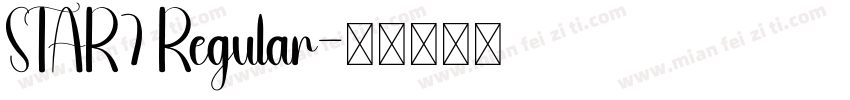 STAR7 Regular字体转换